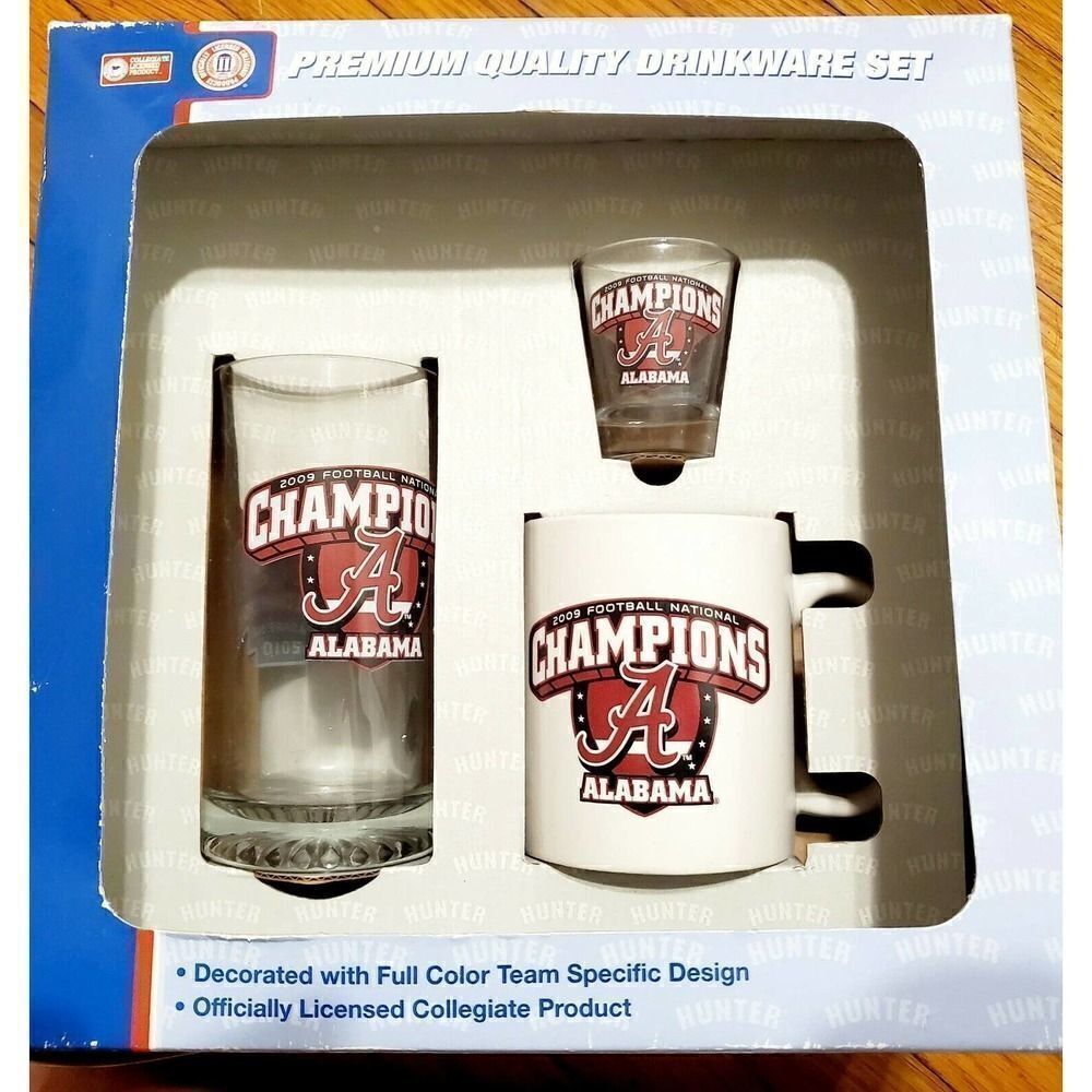 Alabama State 2009/2010 Football Drinkware Set